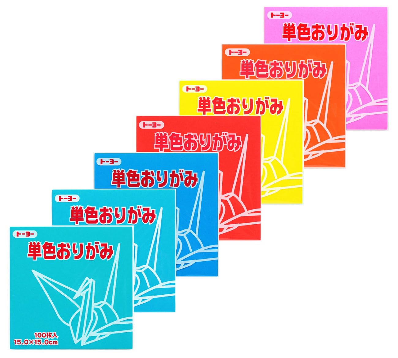 愛夏ページ Amazon.co.jp: トーヨー おりがみ サマーカラーセット 7色入 15cm